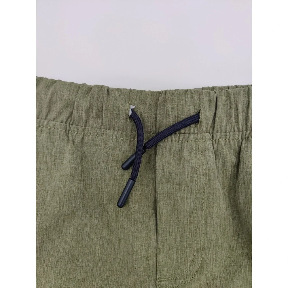 Lucky Brand Boys Shorts Olive‎ Green Elastic Waist Casual Size L 14/16
